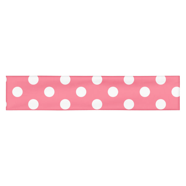 Polka Dot Headband in Pink