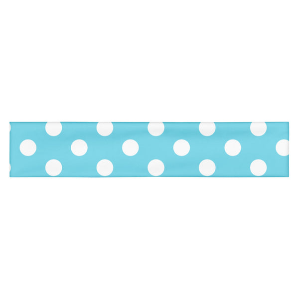 Polka Dot Headband in Sky Blue